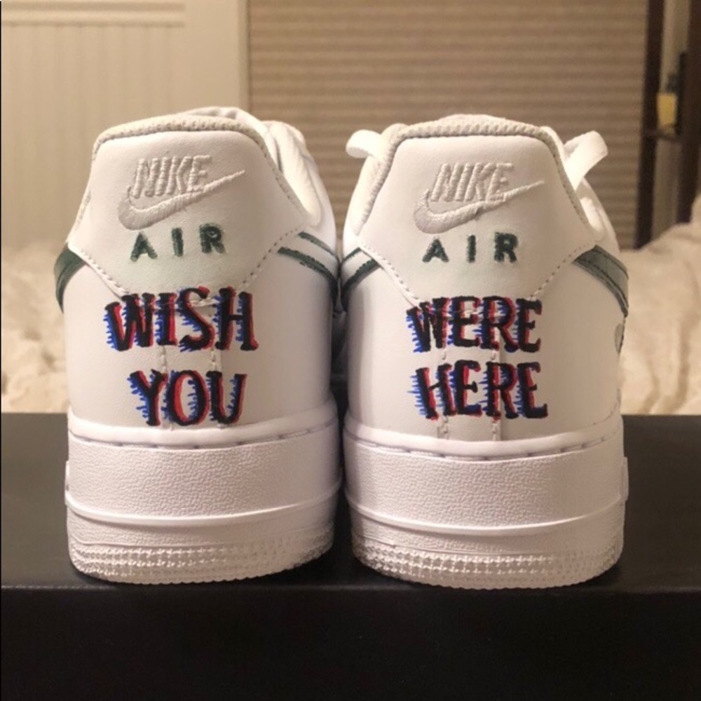 Custom Travis Scott Air Force 1s